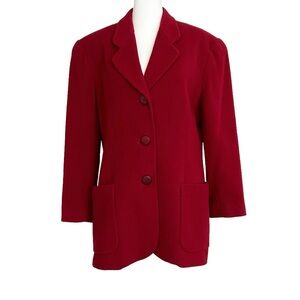 Forenza Vintage Wool Cashmere Blend Oversized Blazer Jacket (10)